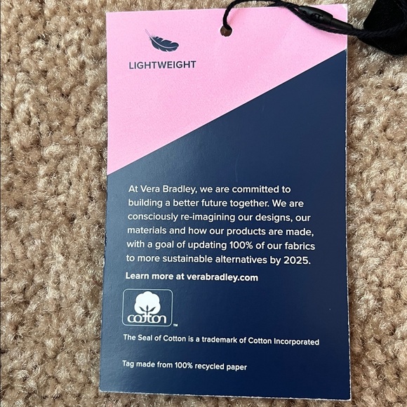 NWT Vera Bradley Nordic Multi Plaid Turnlock Wallet - Picture 8 of 12